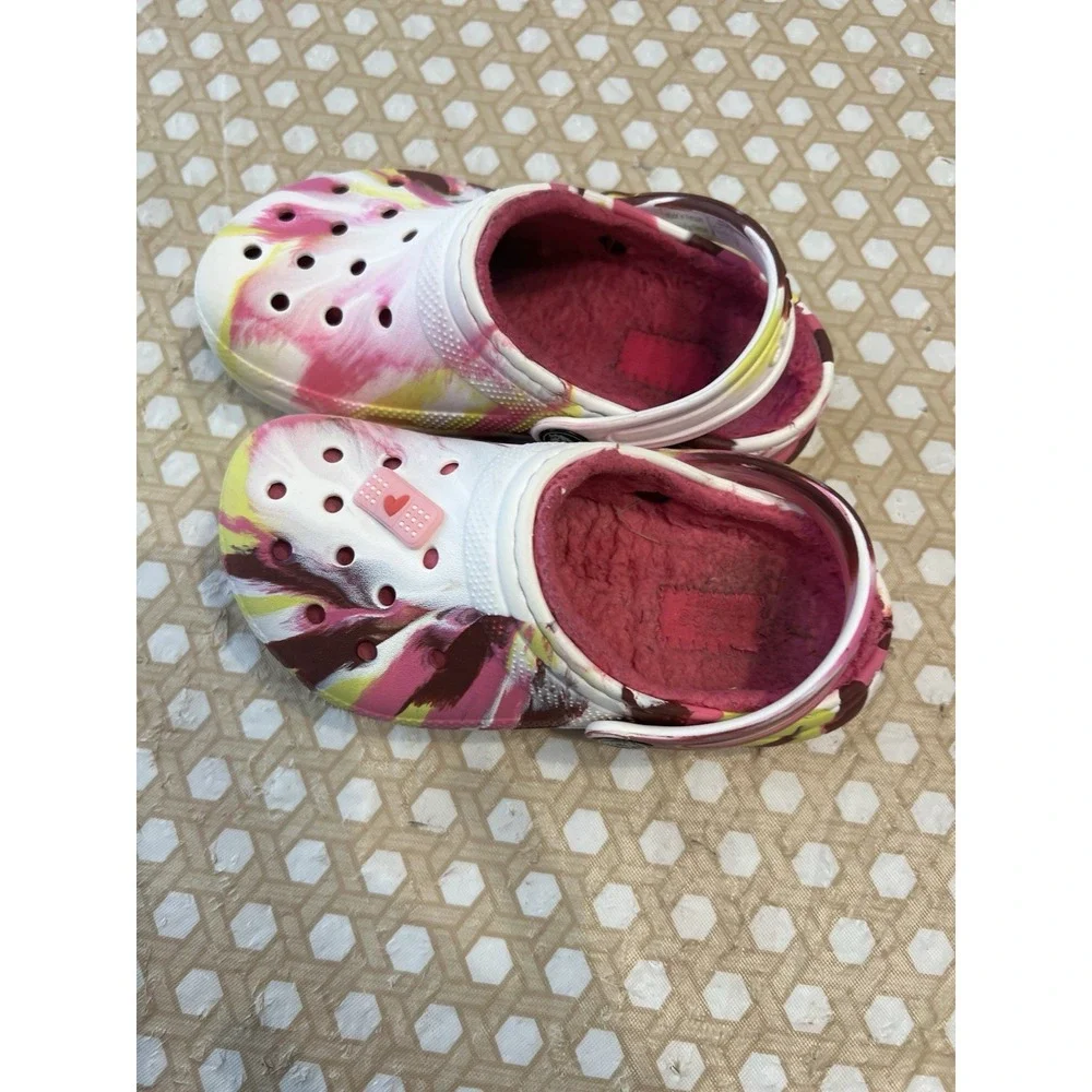 Crocs Fur Clog Sandals Unisex Little Kids Child‎ Size C 11
